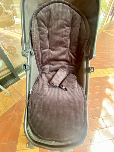 Pram Liner Universal Black Corduroy