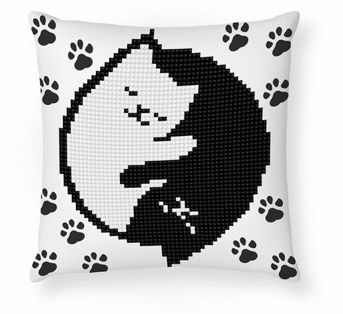 Mini Glow in the Dark Kitty cushion