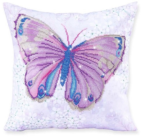 Butterfly Mauve Cushion