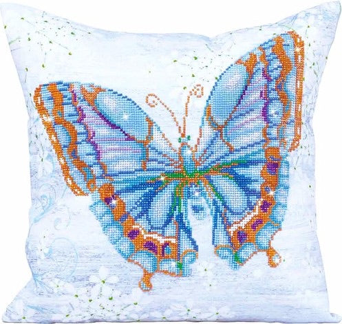 Butterfly BLUE Cushion