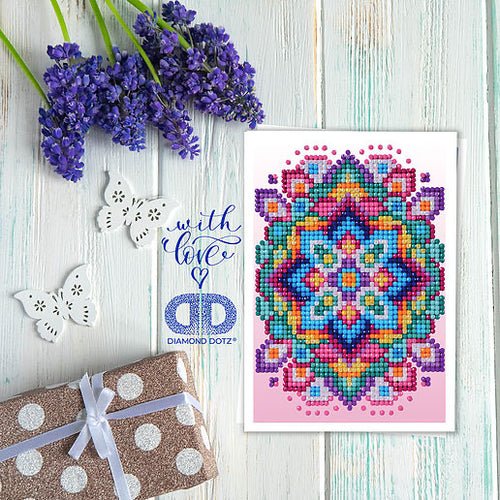 Pink Star Greeting Card