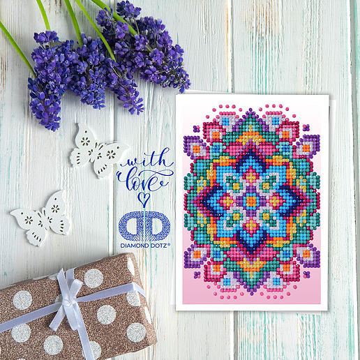 Pink Star Greeting Card