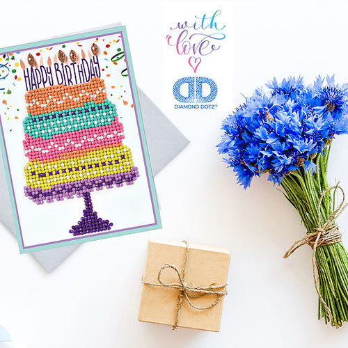 Happy Birthday Cake Greeting Card