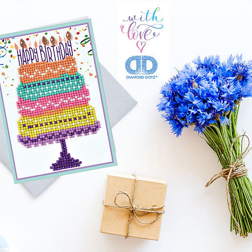 Happy Birthday Cake Greeting Card