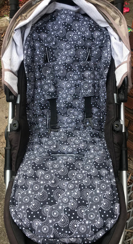 Pram Liner Indigenous Black