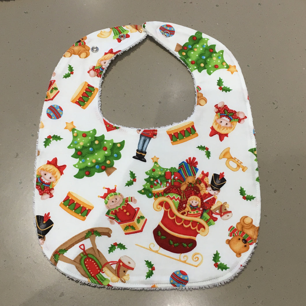 Traditional Christmas bib