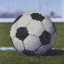 Soccer Ball Diamond Art