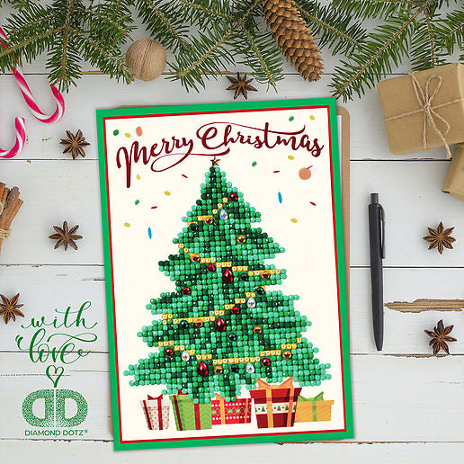 Merry Christmas Tree Greeting Card