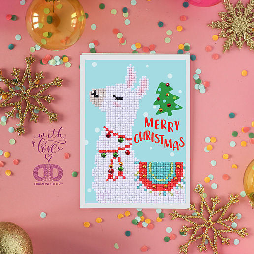 Merry Christmas Llama Greeting Card