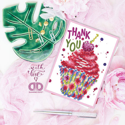Cupcake Thank you Greeting Card
